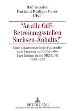 -An Alle ODF-Betreuungsstellen Sachsen-Anhalts -