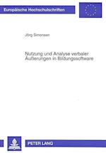 Nutzung Und Analyse Verbaler Aeusserungen in Bildungssoftware