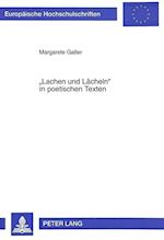 -Lachen Und Laecheln- In Poetischen Texten