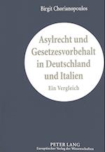 Asylrecht und Gesetzesvorbehalt in Deutschland und Italien