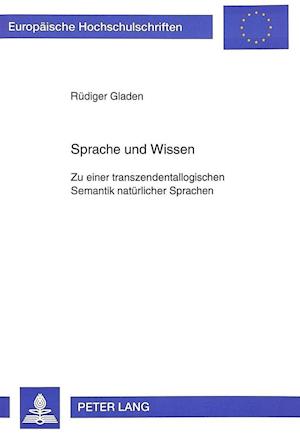 Sprache Und Wissen