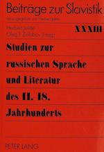 Studien Zur Russischen Sprache Und Literatur Des 11.-18. Jahrhunderts