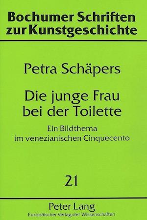 Die Junge Frau Bei Der Toilette