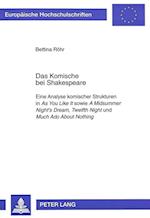 Das Komische bei Shakespeare