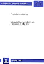 Die Auslandsverschuldung Pakistans (1947-93)
