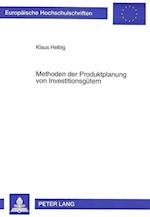 Methoden Der Produktplanung Von Investitionsguetern