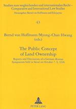 The Public Concept of Land Ownership
