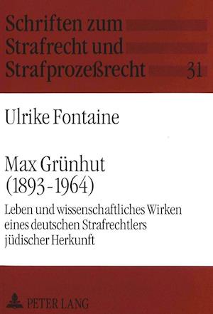 Max Gruenhut (1893-1964)