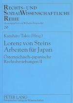 Lorenz Von Steins Arbeiten Fuer Japan