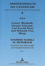 Winfried Schulz in Memoriam