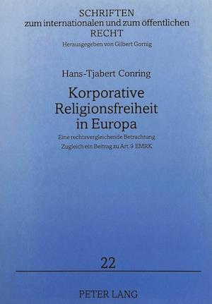 Korporative Religionsfreiheit in Europa