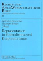 Repraesentation in Foederalismus Und Korporativismus