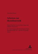 Arbeiten zur Skandinavistik