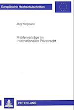 Maklervertraege Im Internationalen Privatrecht