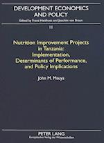 Nutrition Improvement Projects in Tanzania