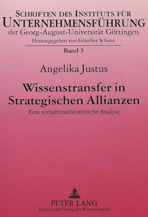 Wissenstransfer in Strategischen Allianzen