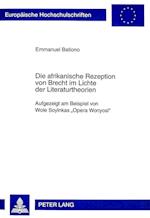 Die Afrikanische Rezeption Von Brecht Im Lichte Der Literaturtheorien
