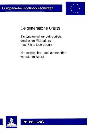 de Generatione Christi