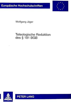 Teleologische Reduktion Des 181 Bgb