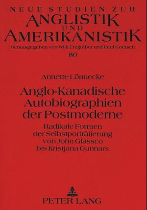 Anglo-Kanadische Autobiographien Der Postmoderne