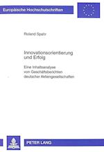 Innovationsorientierung Und Erfolg