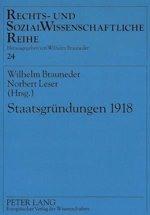 Staatsgruendungen 1918