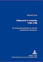 Talleyrand in Amerika 1794-1796