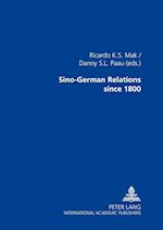 Sino-German Relations Since 1800: Multidisciplinary Explorations