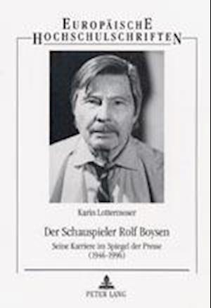 Der Schauspieler Rolf Boysen