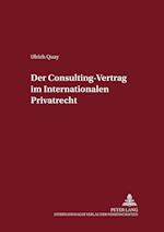 Der Consulting-Vertrag Im Internationalen Privatrecht