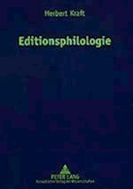 Editionsphilologie; Zweite, neubearbeitete und erweiterte Auflage- mit Beiträgen von Diana Schilling und Gert Vonhoff