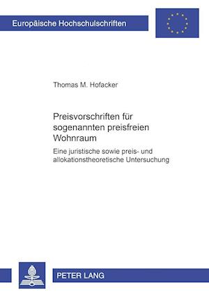 Preisvorschriften Fuer Sogenannten Preisfreien Wohnraum