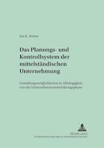 Das Planungs- Und Kontrollsystem Der Mittelstaendischen Unternehmung