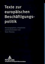Texte Zur Europtexte Zur Europaeischen Beschaeftigungspolitik