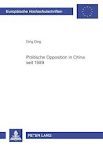 Politische Opposition in China seit 1989
