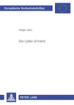 Der «Letter of Intent»