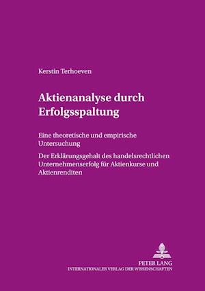 Aktienanalyse durch Erfolgsspaltung