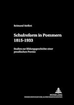 Schulreform in Pommern 1815-1933