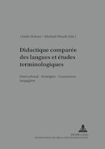 Didactique Comparee Des Langues Et Etudes Terminologiques