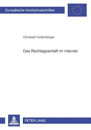 Das Rechtsgeschaeft Im Internet