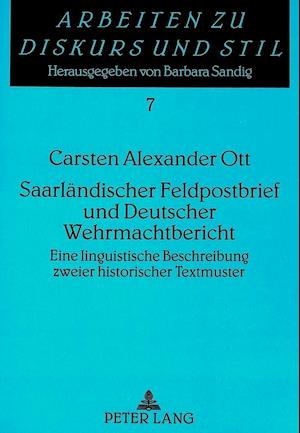 Saarlaendischer Feldpostbrief Und Deutscher Wehrmachtbericht