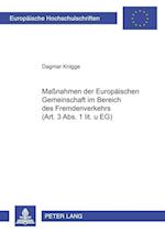 Massnahmen Der Europaeischen Gemeinschaft Im Bereich Des Fremdenverkehrs (Art. 3 Abs. 1 Lit. U Eg)