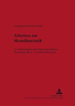 Arbeiten zur Skandinavistik