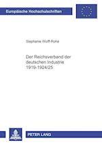 Der Reichsverband der Deutschen Industrie 1919-1924/25