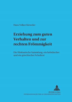 Erziehung Zum Guten Verhalten Und Zur Rechten Froemmigkeit