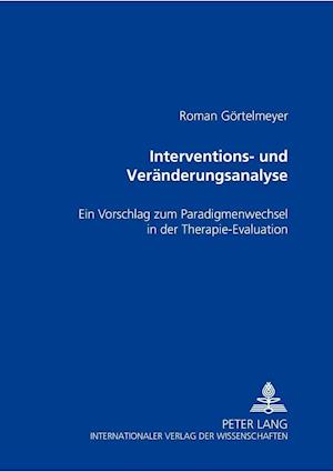 Interventions- Und Veraenderungsanalyse