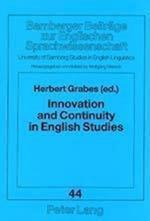 Innovation and Continuity in English Studies