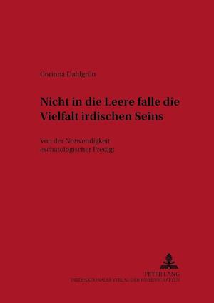 "nicht in Die Leere Falle Die Vielfalt Irdischen Seins"