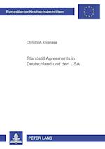 Standstill Agreements in Deutschland und den USA