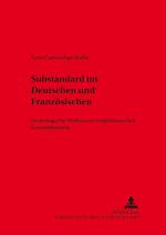 Substandard Im Deutschen Und Franzoesischen